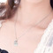 Apple Silver Mačje oko kamen Fashion nanašanje Kratka ogrlica - Stran 2