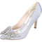 Poročni čevlji iz nosorogovih satena beli poročni čevlji lok poročne čevlje - Stran 3