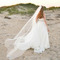 Dodatki za poročno obleko s preprosto belo golo tančico za poroko - Stran 3
