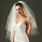 Poročna obleka preprosta tančica trda mreža puffer tančica kratka poročna tančica - Stran 3
