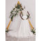 Poročna poročna obleka s snemljivim vlečkom, snemljivim nadkrilcem in vlaknom, prilagojena satenasta prevleka - Stran 1