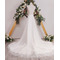 Poročna poročna obleka s snemljivim vlečkom, snemljivim nadkrilcem in vlaknom, prilagojena satenasta prevleka - Stran 6
