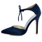 Saten poročni čevlji stiletto poročni čevlji velike velikosti banket obleko čevlji podplat - Stran 4
