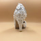Poročni čevlji iz satenaste čipke s poročnimi čevlji z nosorogovim stiletto ročno izdelani poročni čevlji - Stran 5