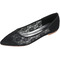 Prozorne votle čipke elegantne črpalke banket poročne ravne čevlje ženske - Stran 5