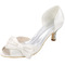 Poročni čevlji plus velikosti enojnih čevljev satenaste sandale za zabave - Stran 1