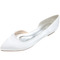 Čevlji s poudarjenimi čevlji iz satena z ravnimi čevlji za maturantski ženski čevlji - Stran 2