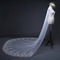 Poročna poročna tančica s prevlečeno tančico Chic Lace Veil Poročni dodatki Veil Factory Outlet - Stran 3