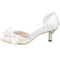 Poročni čevlji plus velikosti enojnih čevljev satenaste sandale za zabave - Stran 3