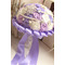 Purple tema poroka nevesta šopek vrtnic diamant biser roke vzeli cvetje - Stran 1