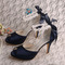 Poročni stiletto poročni čevlji z odprtimi prsti sandali poročne velike družinske čevlje - Stran 1