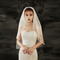 Poročna tančica modni ročno šivani diamantni poročni dodatki tančica tančica - Stran 3