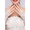 Poroka Rokavice Lace Fabric dekoracija Pearl Poletje Mitten Short - Stran 2