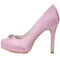 Satenske neveste neveste čevlji roza poročna obutev večerja izvedba visoke pete - Stran 3