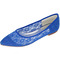 Prozorne votle čipke elegantne črpalke banket poročne ravne čevlje ženske - Stran 3