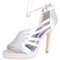 Poročni čevlji z visoko peto poročni sandali z visoko peto satenasti poročni čevlji za družice - Stran 2