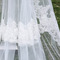 Nova čipkasta troslojna tančica na debelo poročni dodatki za poročne repne tančice - Stran 3
