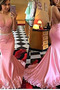 Beaded pas Poroka Brez rokavov Elegantno Naravni pasu Večerne obleko - Stran 1
