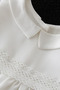 Naravni pasu Dolžina kolena Dragulj T-majica Preprosta Otroške obleko - Stran 7