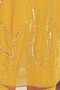 Paillette Dolgimi rokavi Naravni pasu Šifon Mati obleko s hlačami - Stran 5