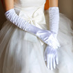 50cm poročna obleka satenaste rokavice Performance Stage Performance Dolge rokavice za ženske