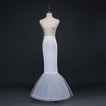 Poroka Petticoat brez okvirja Mermaid Spandex Elastičen pas poln obleka