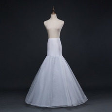 Poroka Petticoat Korzet Nov slog Spandex Bela poročna obleka