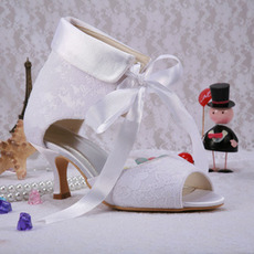 Rdeči ženski čevlji modni poročni čevlji s čipkami poročni čevlji