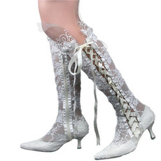 Modni seksi čipkasti votli čipkasti ženski čevlji poročni čipkasti čevlji