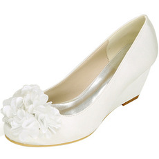 Jesenski ravni čevlji retro kvadratna glava plitva usta cvetovi ročno izdelani čevlji sladke mode