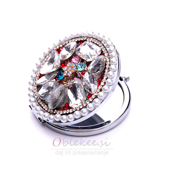 Luksuzna krog Intarzijski diamant Folding Cartoon Majhno ogledalo - Stran 4