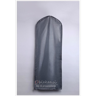 protiprašni pokrov 155 cm debelo srebrno pregleden poročna prah komplet obleko - Stran 2