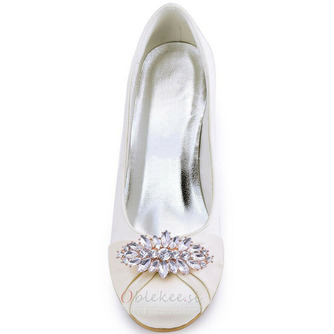 10 cm ženski čevlji z visoko peto na debeli peti in poročni čevlji z veliko peto - Stran 4