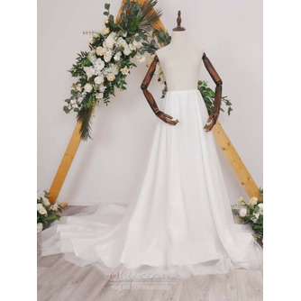 Poročna poročna obleka s snemljivim vlečkom, snemljivim nadkrilcem in vlaknom, prilagojena satenasta prevleka - Stran 7