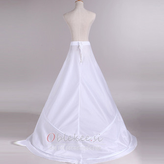 Poroka Petticoat Zaostajajo Nastavljiv poročna obleka Dve platišča poliester taft - Stran 3