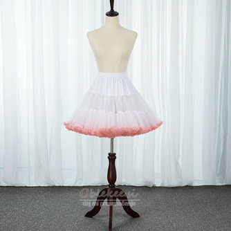 Rožnata spodnja krila iz puffy tila z elastičnim pasom, Princess Ballet Dance Pettiskirts Lolita Cosplay, Rainbow Cloud Short Tutu krilo 45 cm - Stran 2