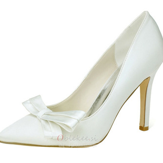 Poročni čevlji z visoko peto poročni sandali z visoko peto satenasti poročni čevlji za družice - Stran 1
