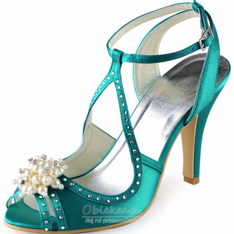 Stiletto poročni čevlji nosorogovo sandale poročni čevlji princesa svilene poročne čevlje - Stran 1