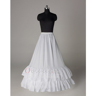Poroka Petticoat Elegantna poročna obleka Elastičen pas poliester taft - Stran 2