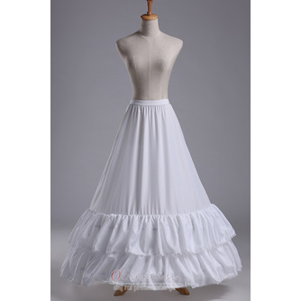 Poroka Petticoat Lace obrezovanje poročna obleka z dolgimi poliester taft - Stran 1