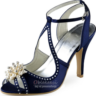 Stiletto poročni čevlji nosorogovo sandale poročni čevlji princesa svilene poročne čevlje - Stran 2