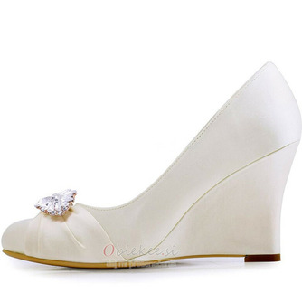 10 cm ženski čevlji z visoko peto na debeli peti in poročni čevlji z veliko peto - Stran 2
