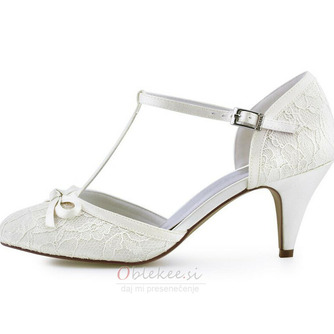 Luk čipke poročne čevlje z visokimi petami vinsko steklo z yanhui čevlji poročne družice čevlje - Stran 2
