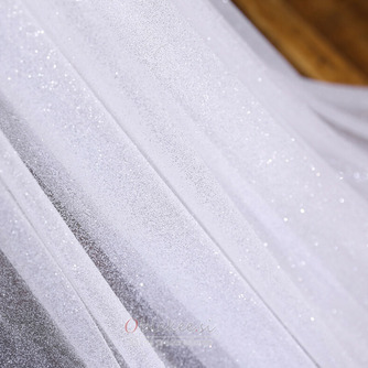 Nevesta dolg rep pokrivalo pokrivalo bela sijoča zvezdnata nebo tančica - Stran 5