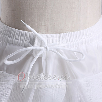 Poroka Petticoat Širina Popolna obleka Elegantna Tri platišča poliester taft - Stran 2