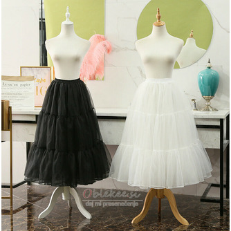 Črn organza spodnji plašč, cosplay obleka za zabavo, spodnji suknjič Lolita, baletno tutu krilo, dolgo spodnje krilo, dolžina 80cm - Stran 1