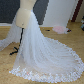 Snemljiva poročna obleka, krilo iz tila Snemljivi dodatki nevestinega krila velikosti po meri - Stran 2