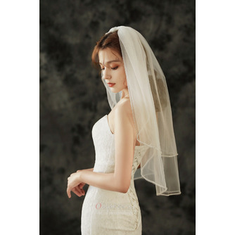 Poročna tančica modni ročno šivani diamantni poročni dodatki tančica tančica - Stran 6