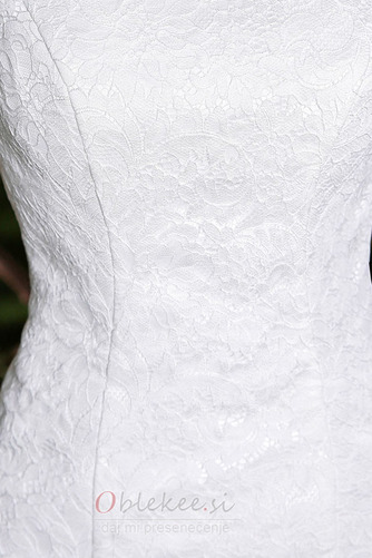 Prekrivni čipke Zunanji Elegantno Naravni pasu Poročne obleko - Stran 3