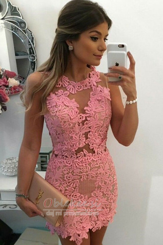 Sexy Tila Dragulj Appliqués Petite Tesen Banket Koktajl obleko - Stran 1